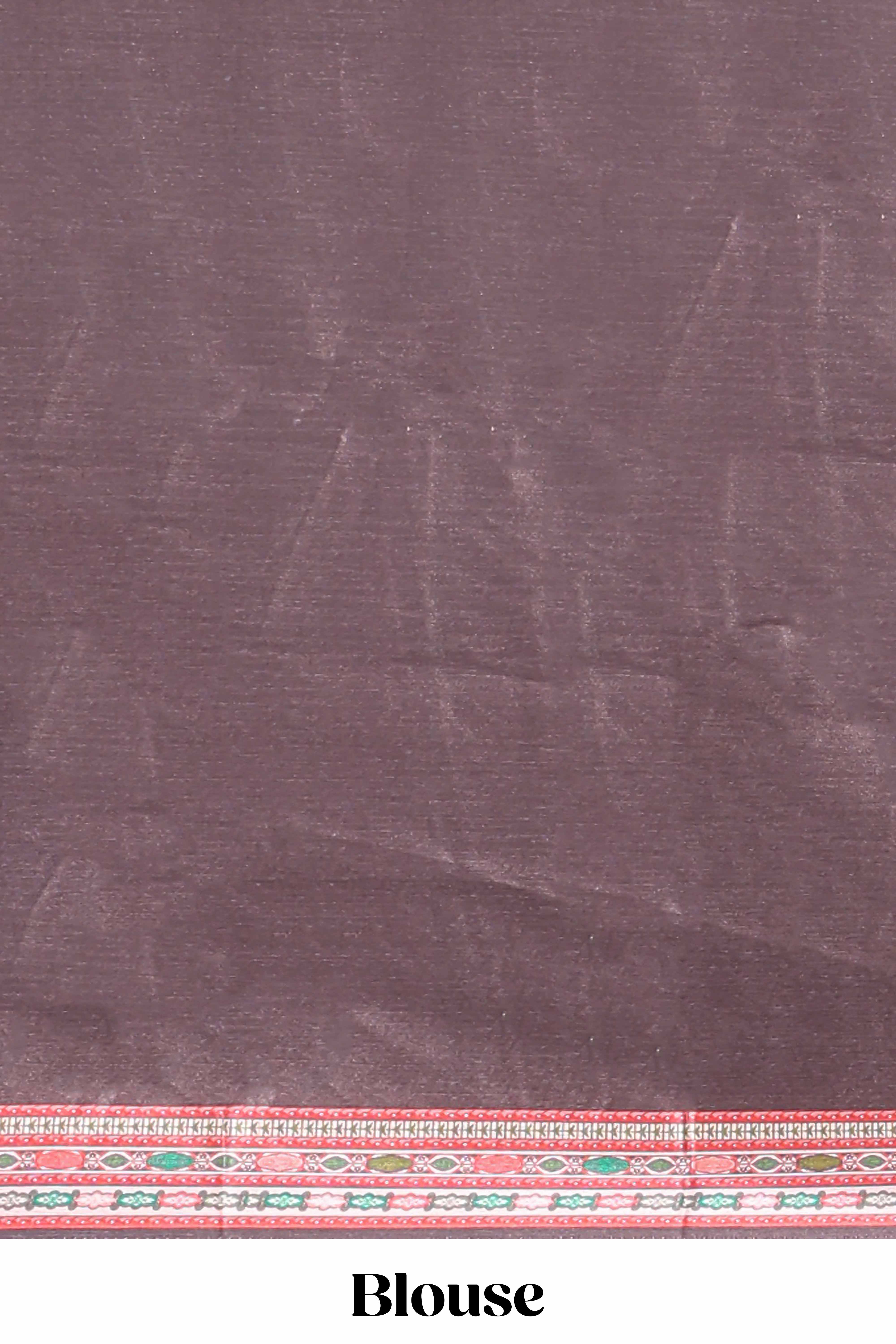 Chocolate brown Coordinated blouse styling