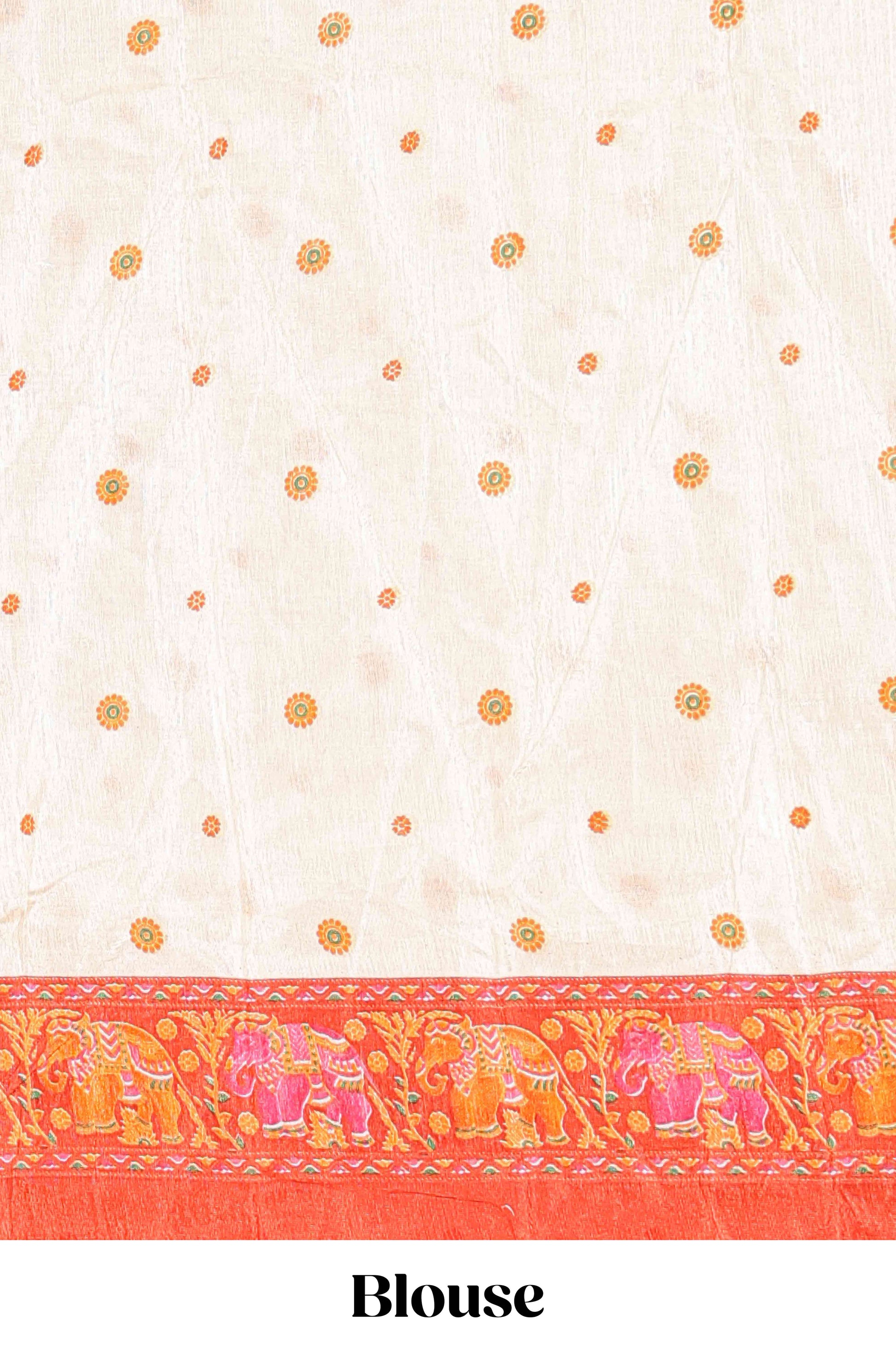 Classic floral ethnic fashion