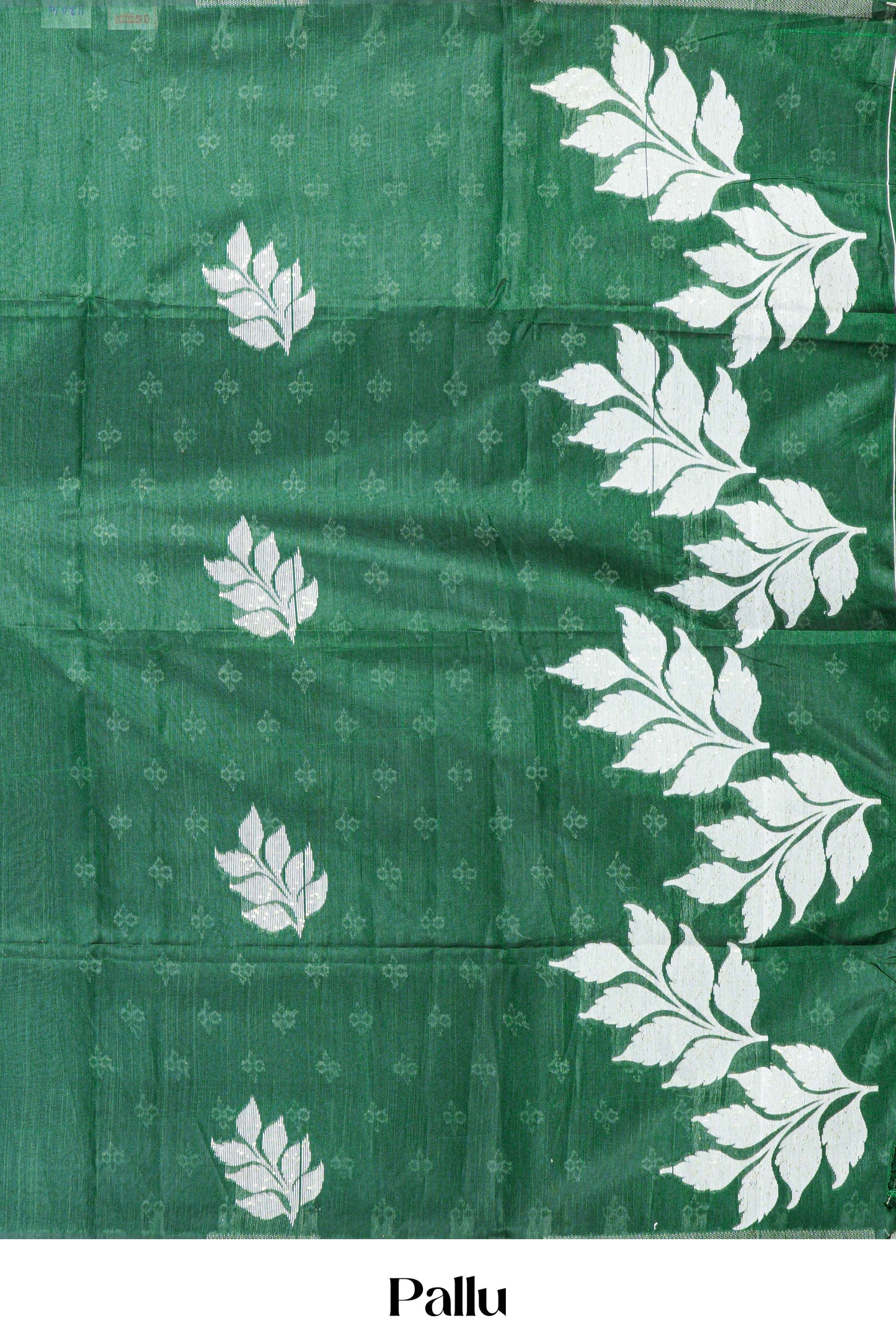 Classic green ethnic drape