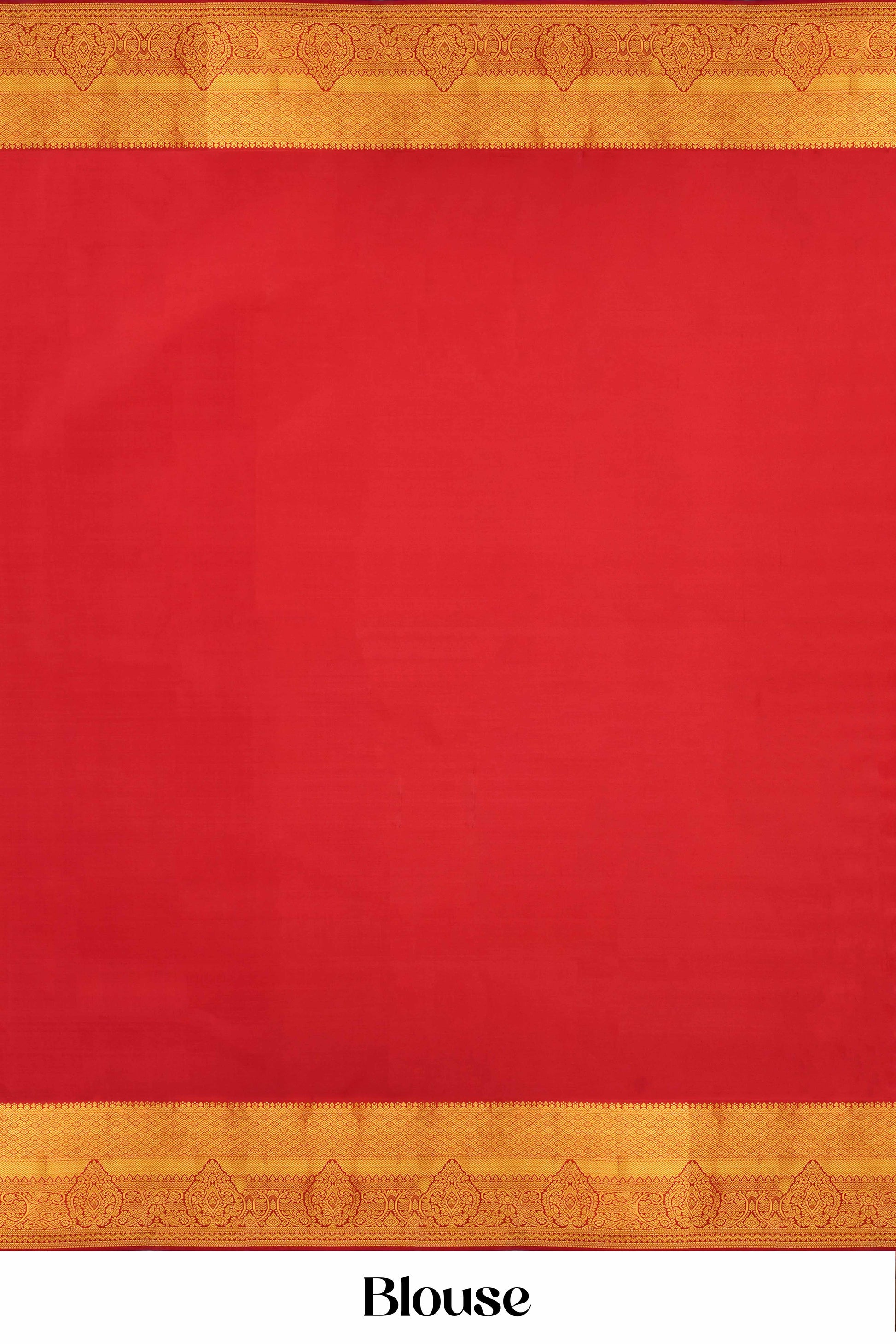 Classic red wedding silk saree