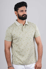 Collared cotton mens tee