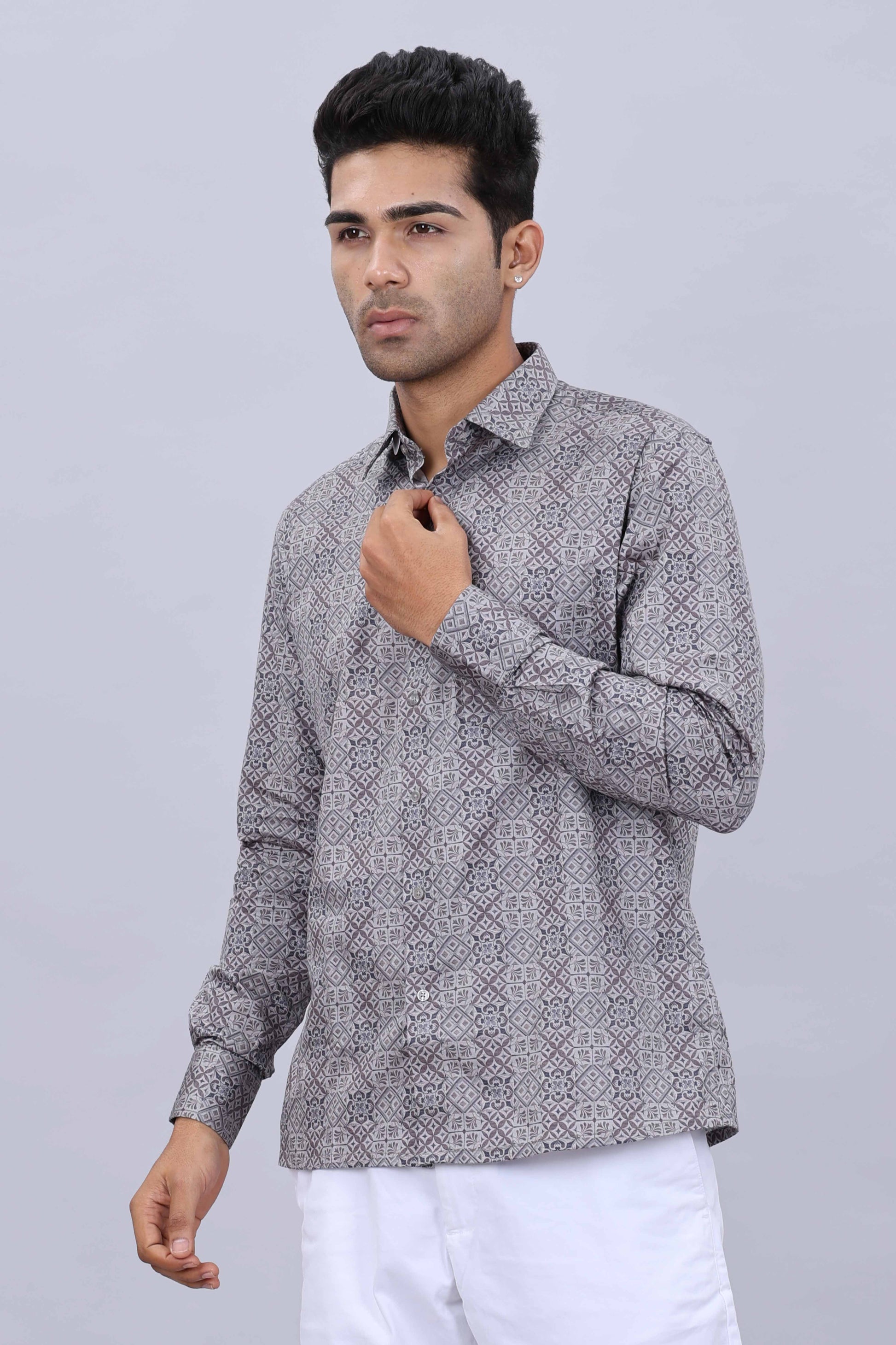 Contemporary cotton casual shirt