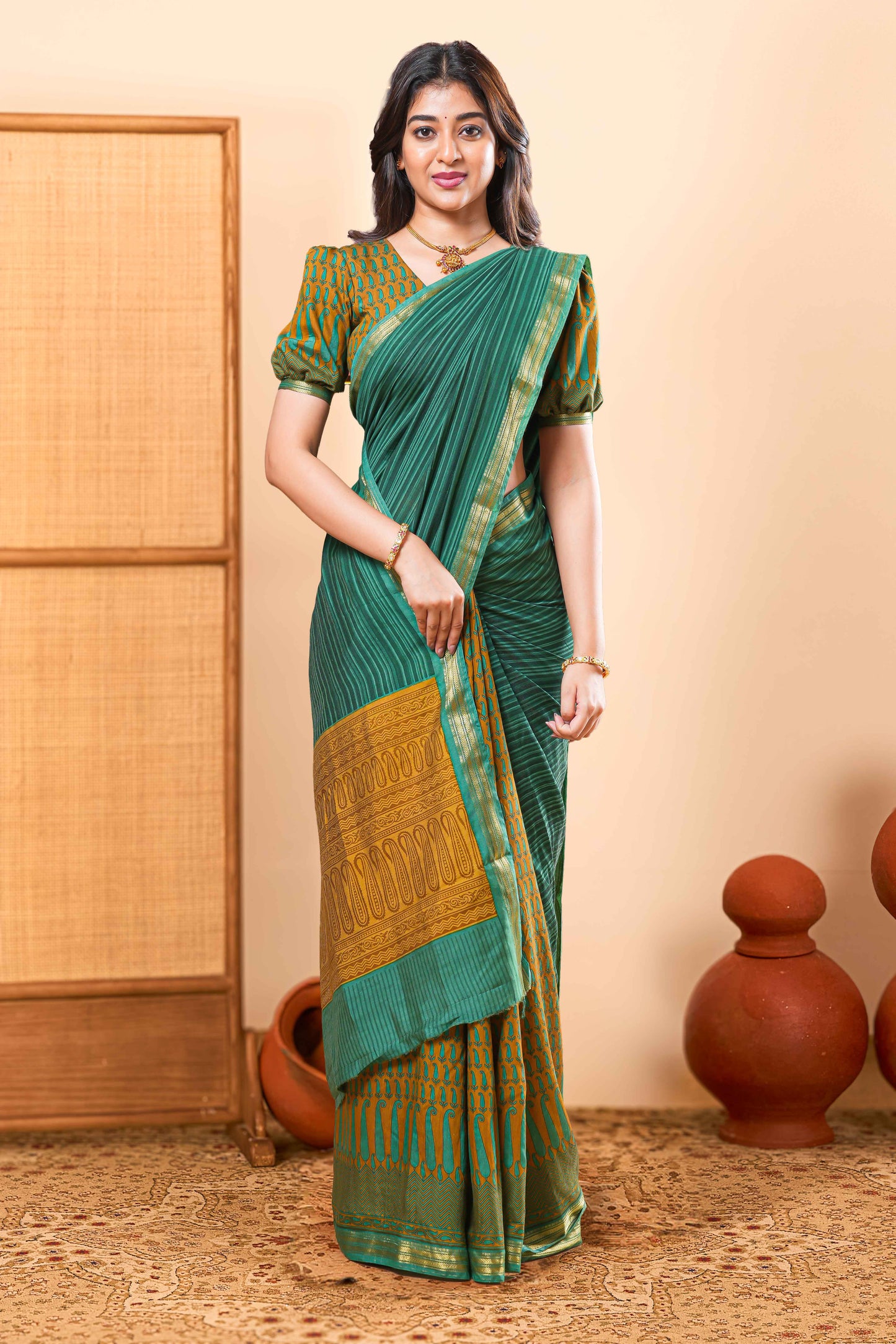 Contemporary elegance saree