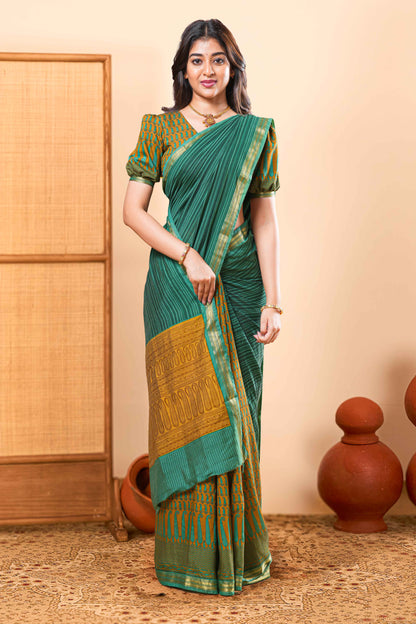 Contemporary elegance saree
