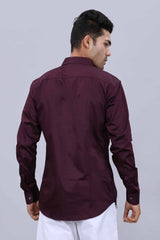 Contemporary satin shirt