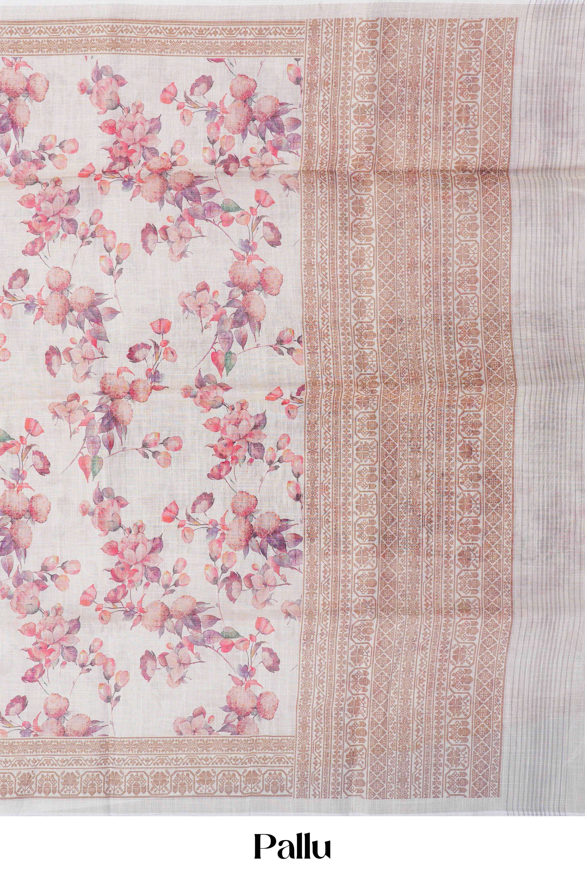 Contrast_border_linen_cotton_saree_with_pallu