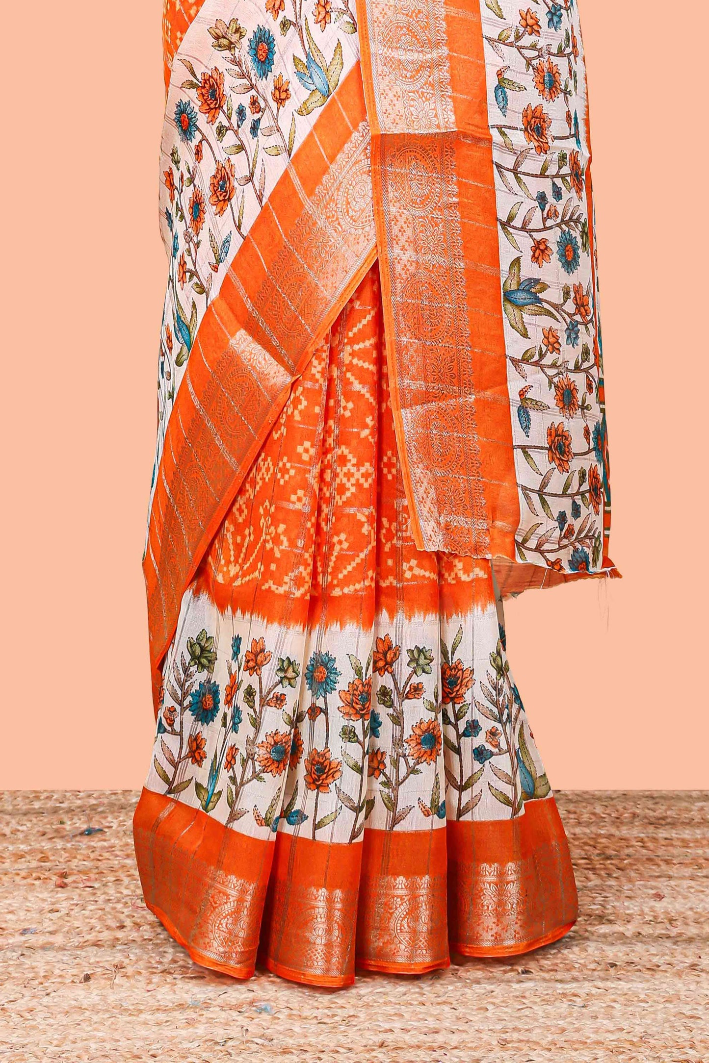 Contrasting blouse pairing