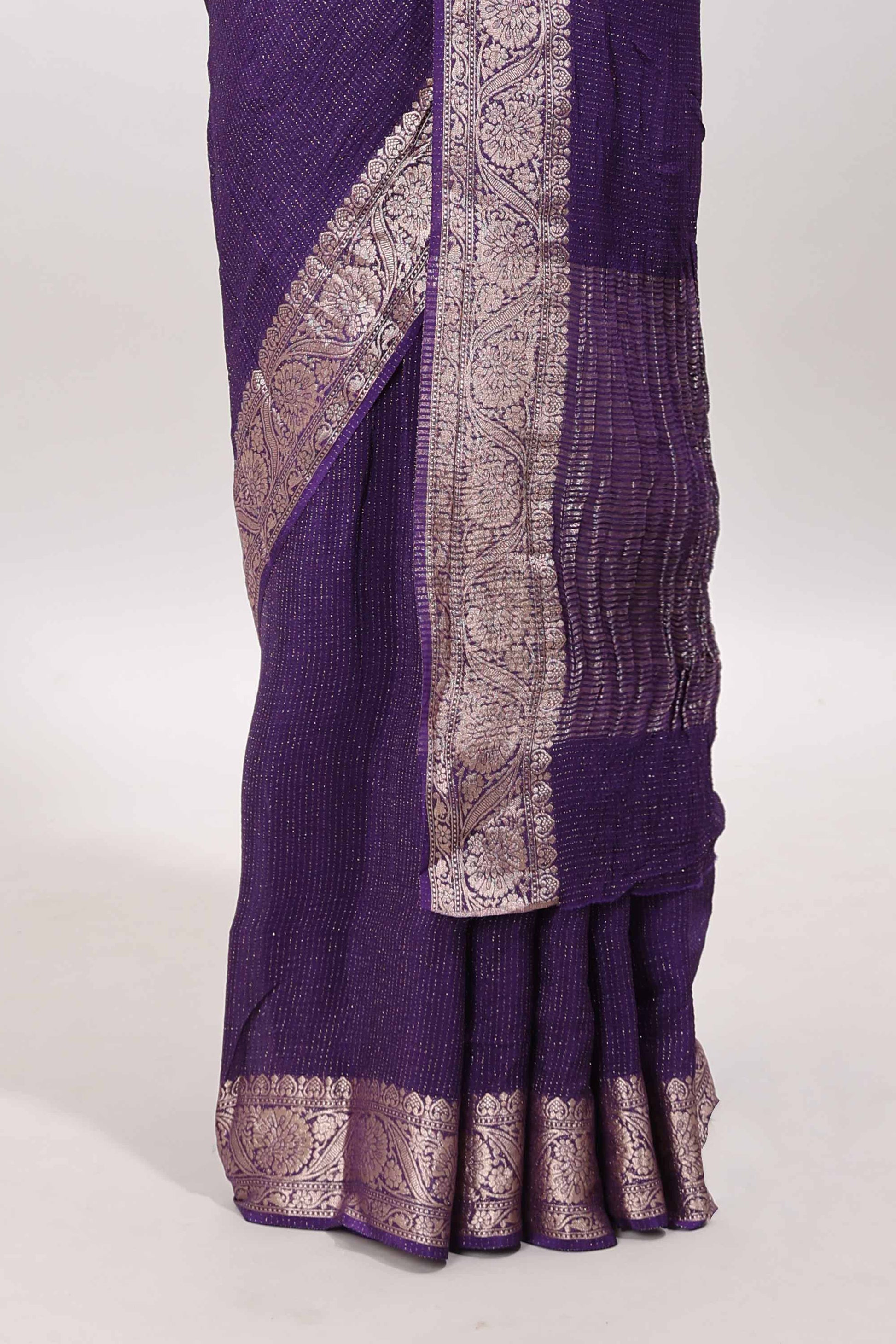 Coordinated Violet blouse pairing 