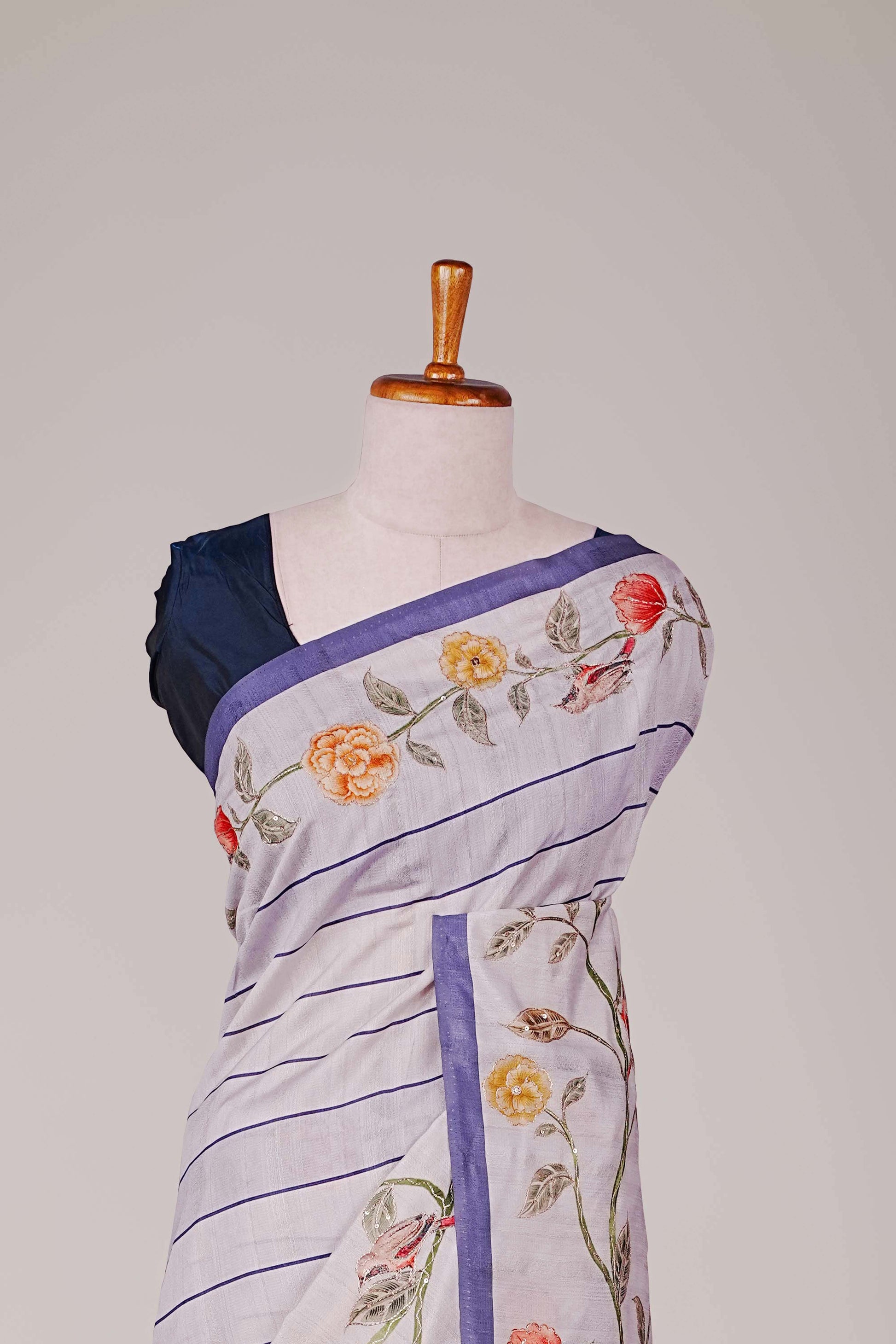  Coordinated blouse saree