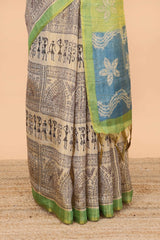 Coordinated pallu look