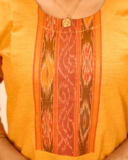 Cotton festive printed outfit