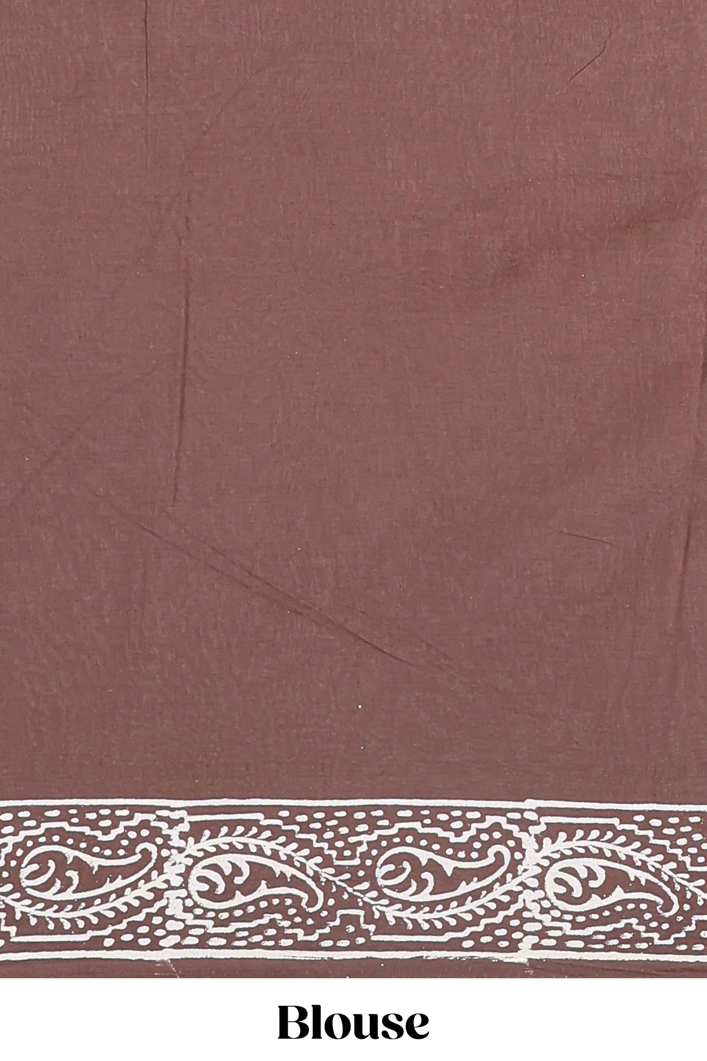 Cotton warli print saree brown