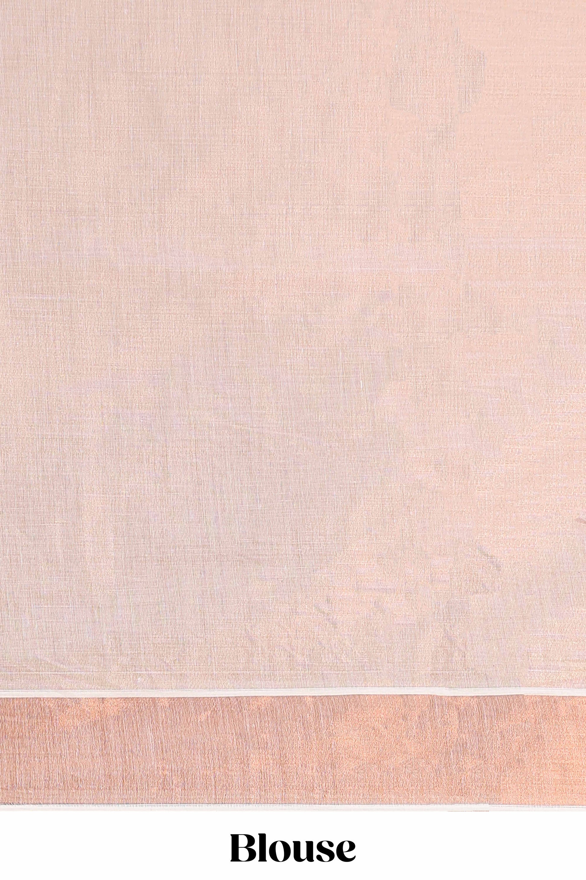 Cream casual Kerala tissue saree