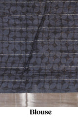 Cream casual wear chanderi cotton saree