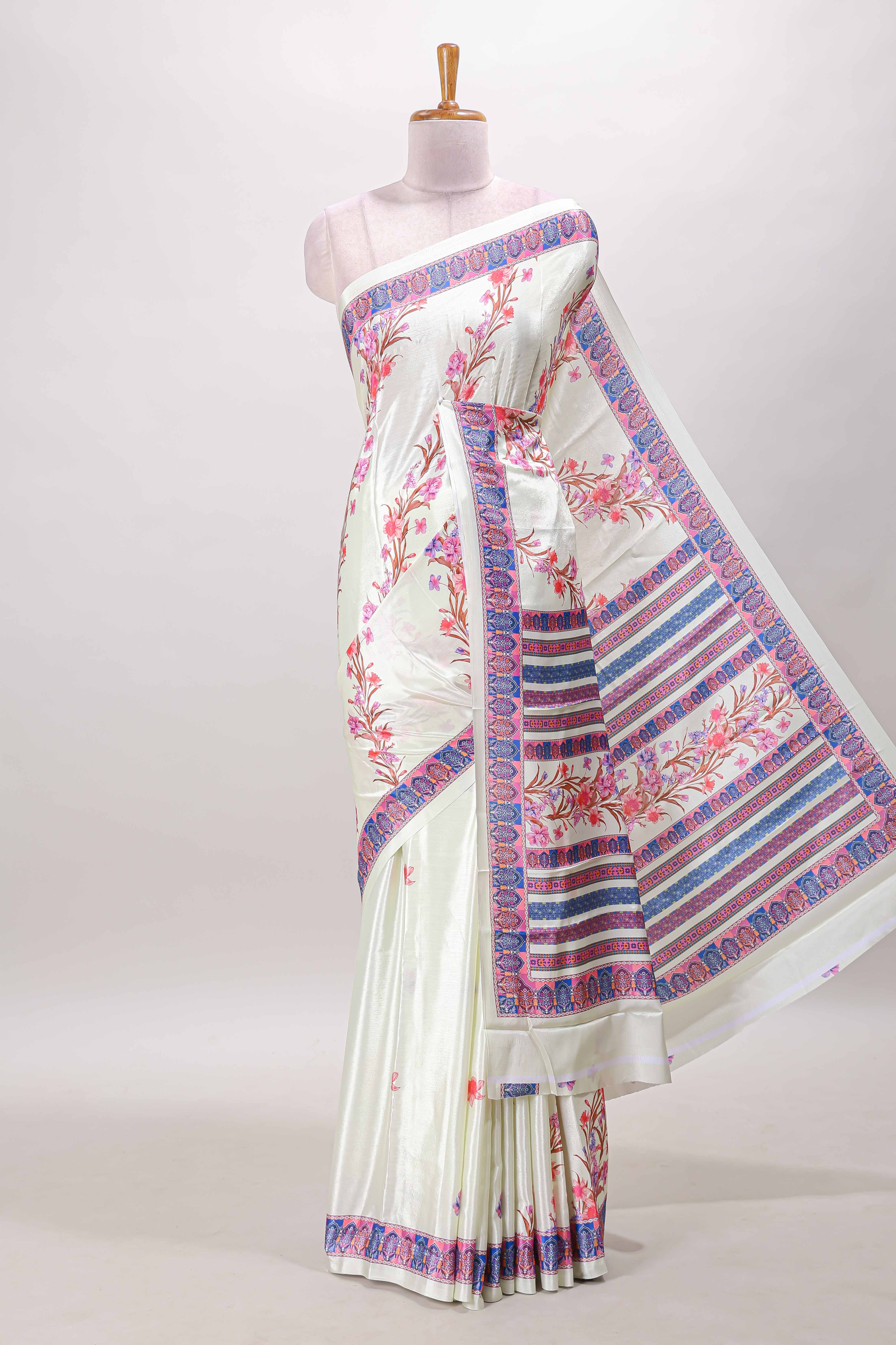 Cream georgette weave 