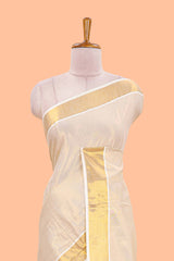 Cream gold jari 