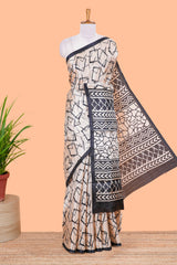 Cream khadi cotton fabric