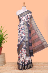 Cream silk dola fabric