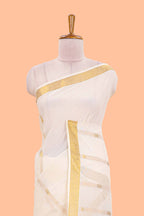 Cream zari border