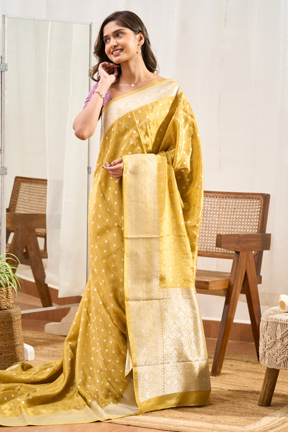 Yellow Tissue Silk