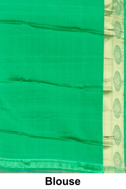 Designer Rani pink Kanchipuram saree