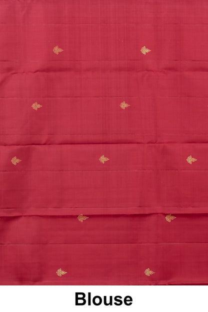 Designer deep wine Kanchipuram saree