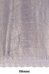 Designer grey saree