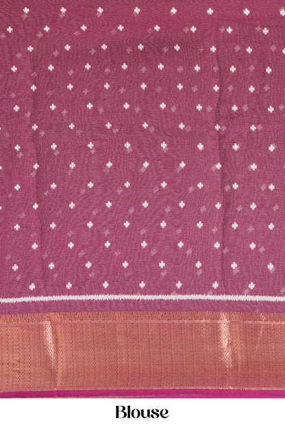Designer maroon silk dupion saree