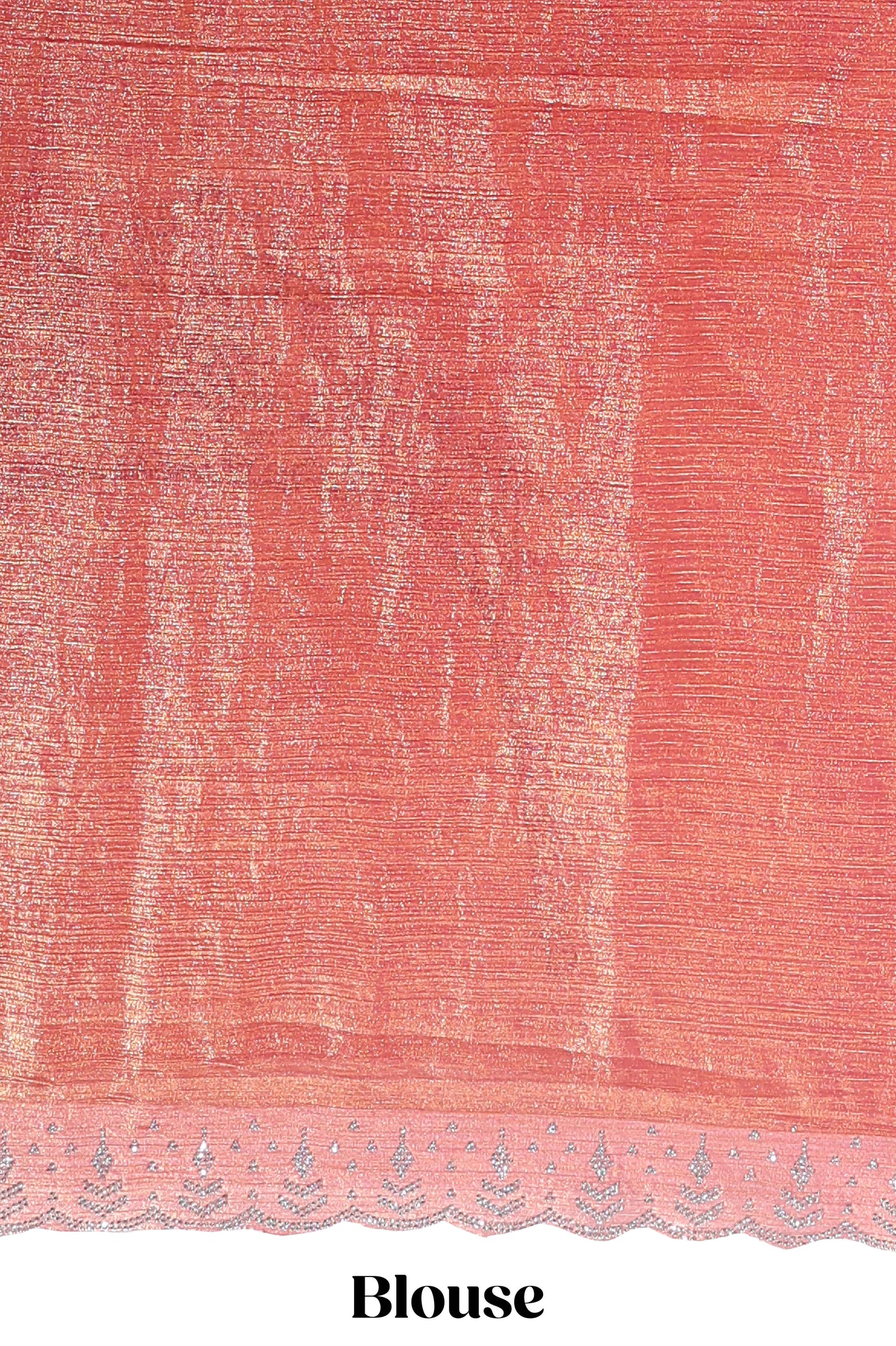 Designer orange saree