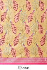 Designer peach ethnic outfit