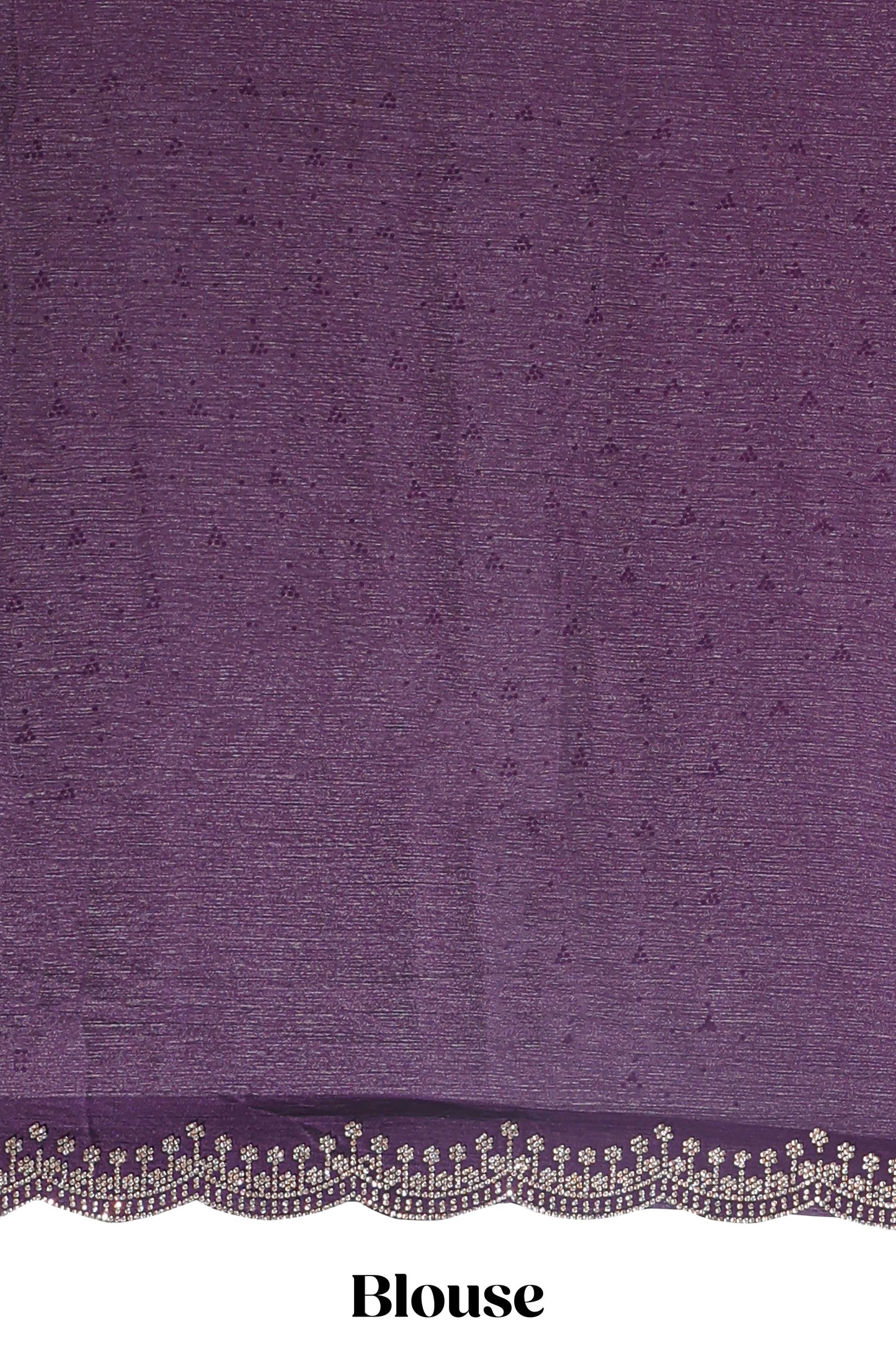 Designer purple zig zag saree