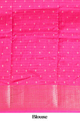 Designer rani pink silk saree