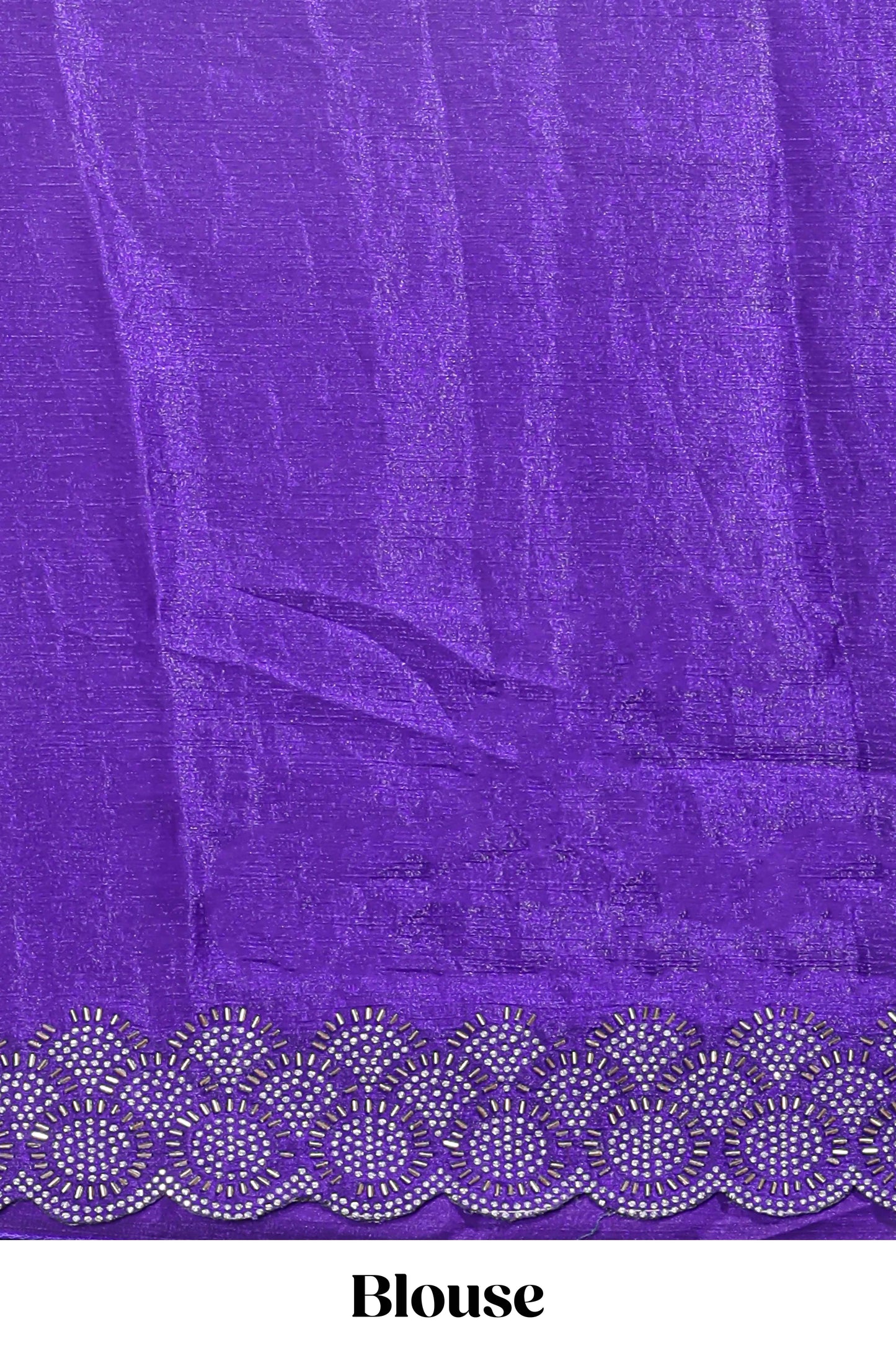 Designer violet saree