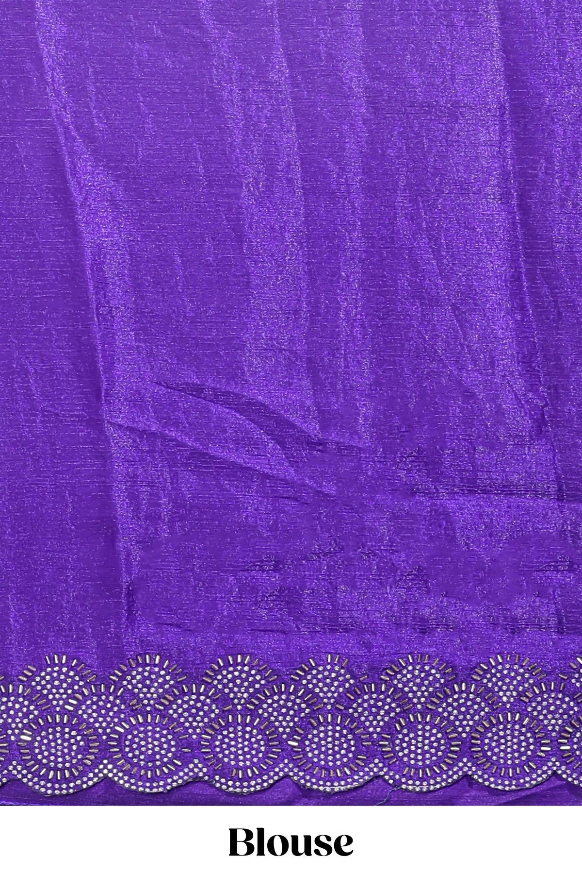 Designer violet saree
