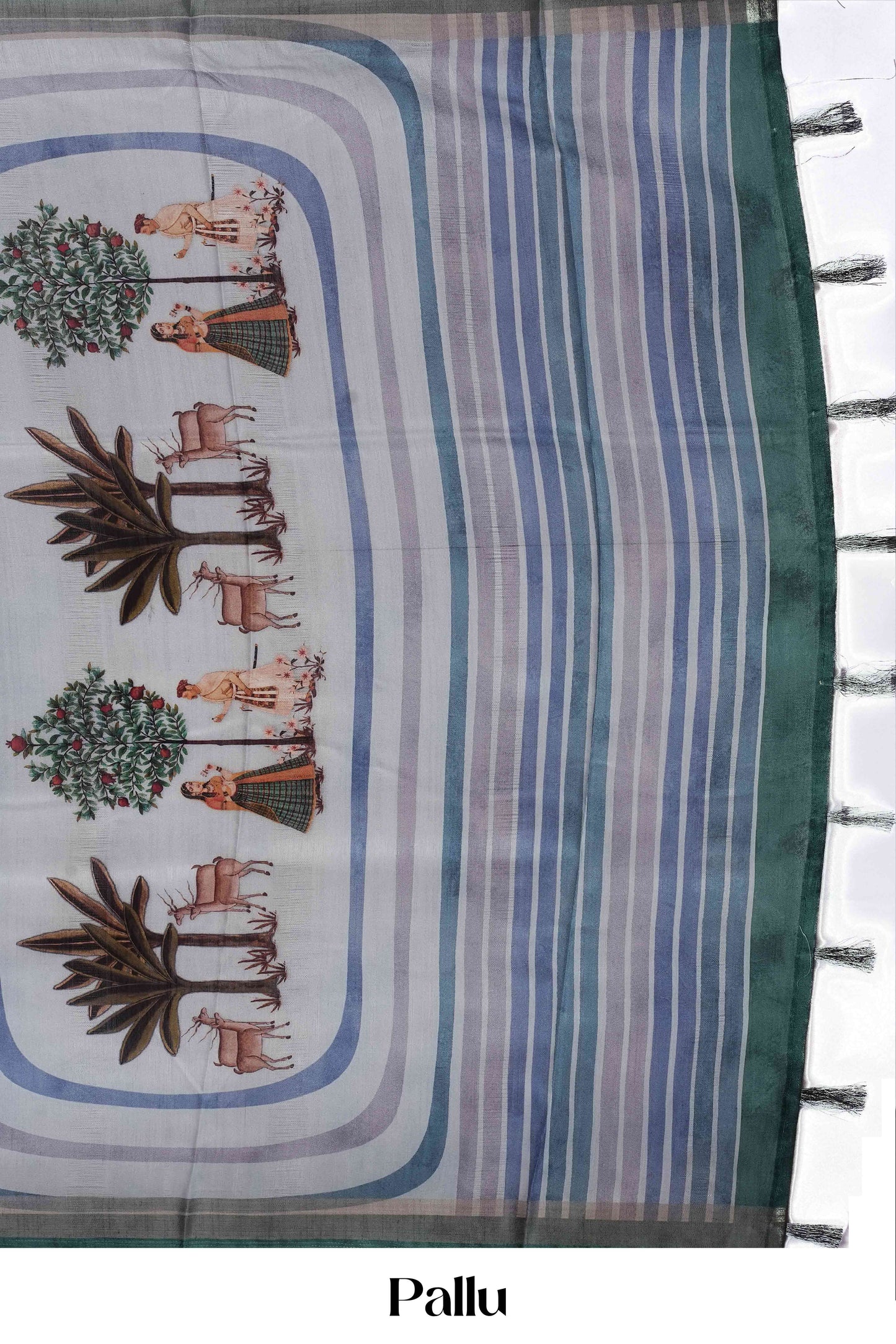 Digital print saree
