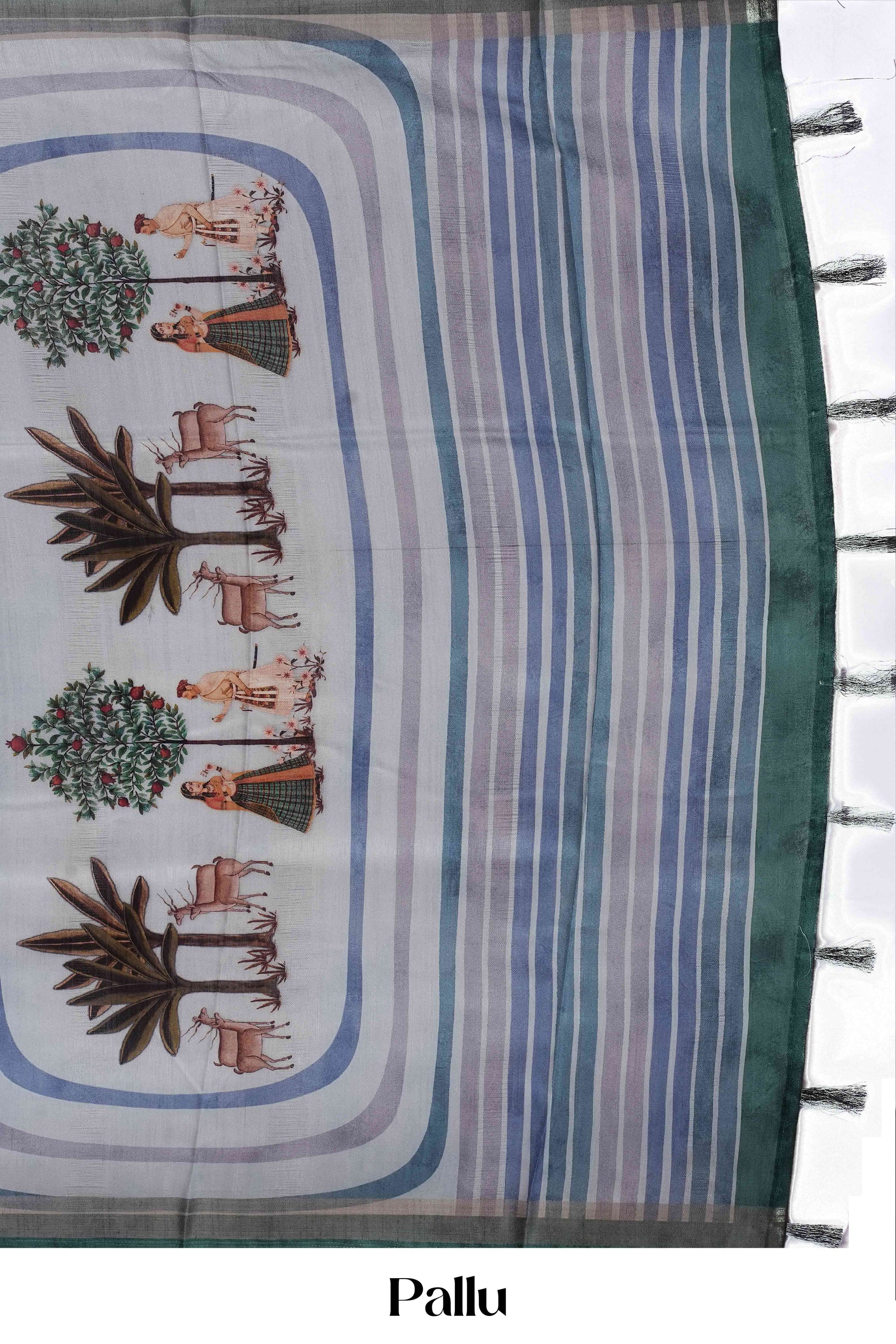 Digital print saree