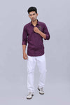 Dobby cotton casual shirt