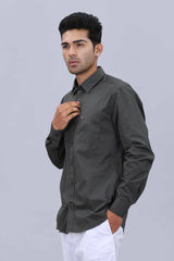 Dobby weave mens shirt