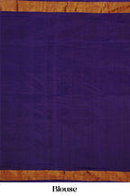 Elegant blue handloom ikkat