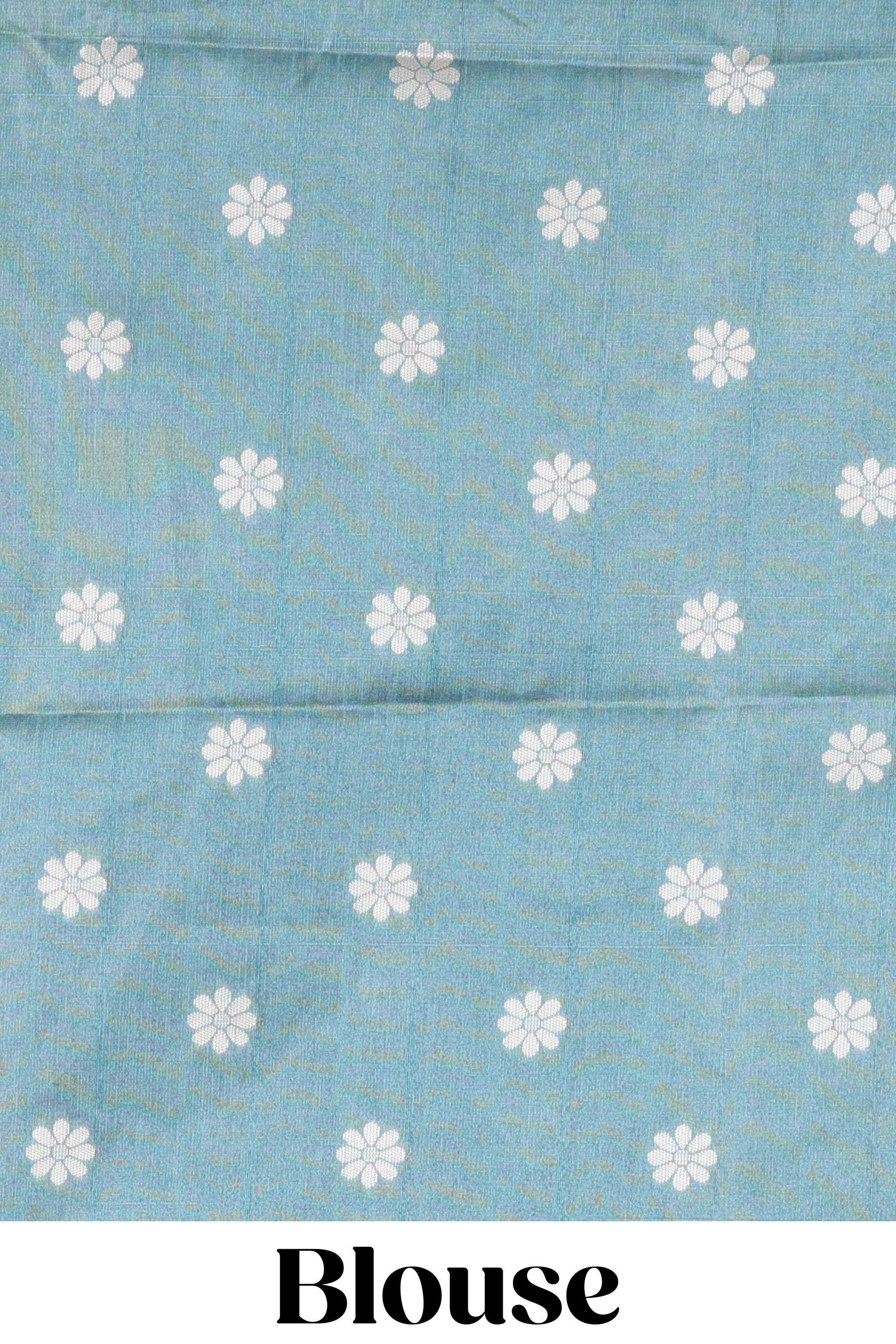 Elegant blue munga cotton drape