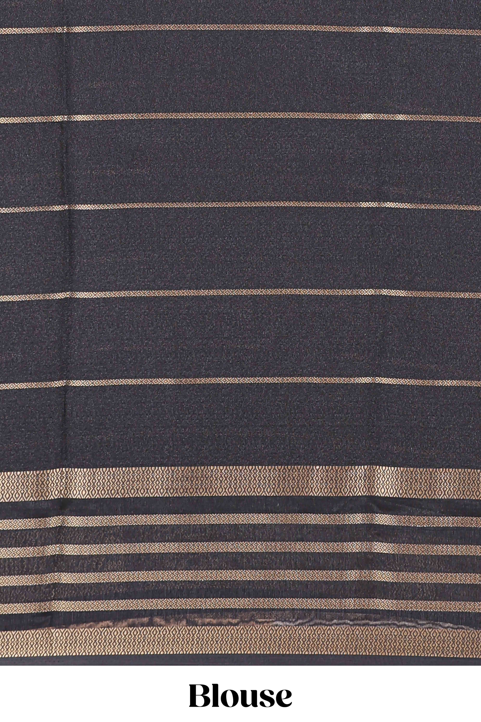 Elegant contemporary saree drape