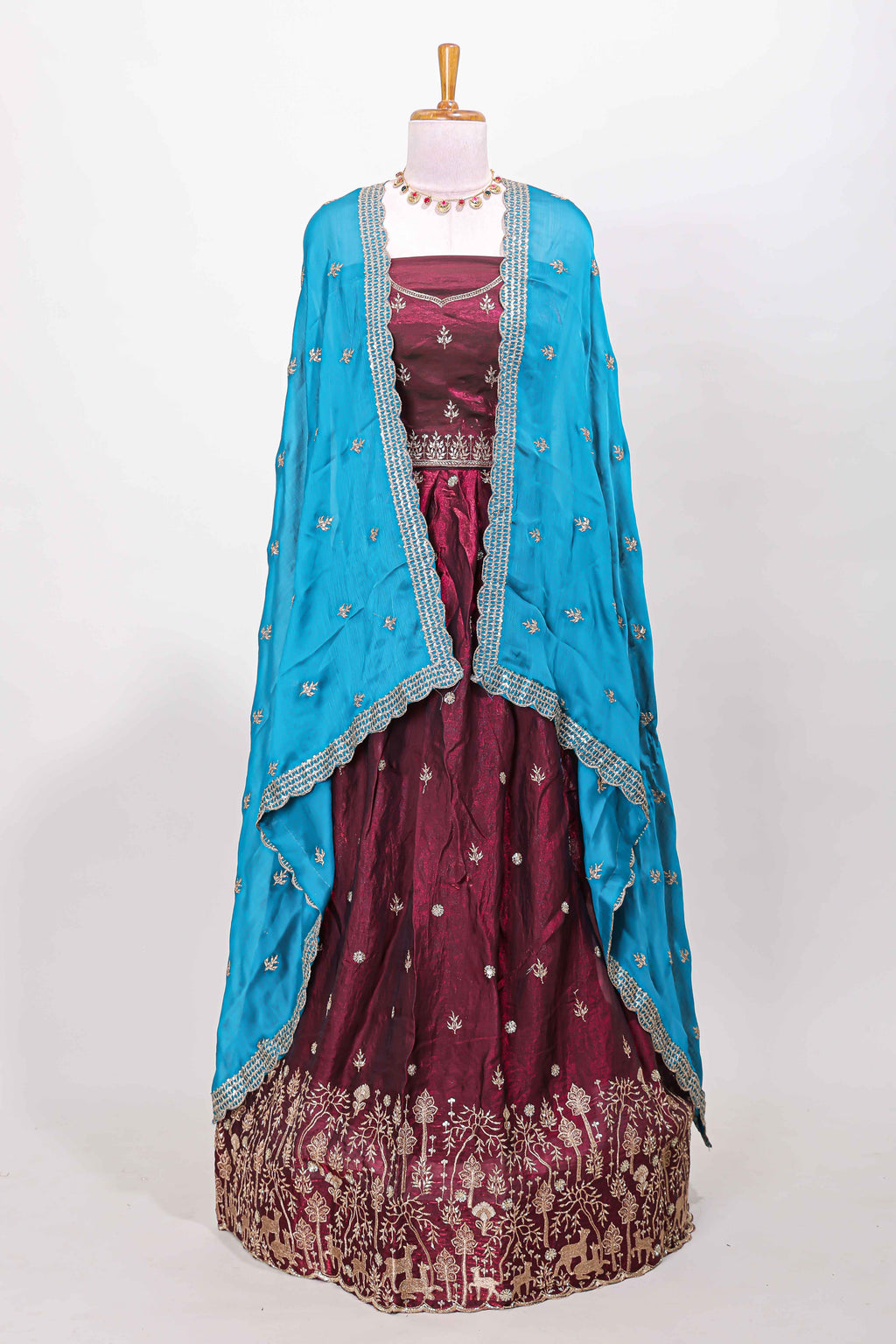 Elegant embroidered lehenga wear