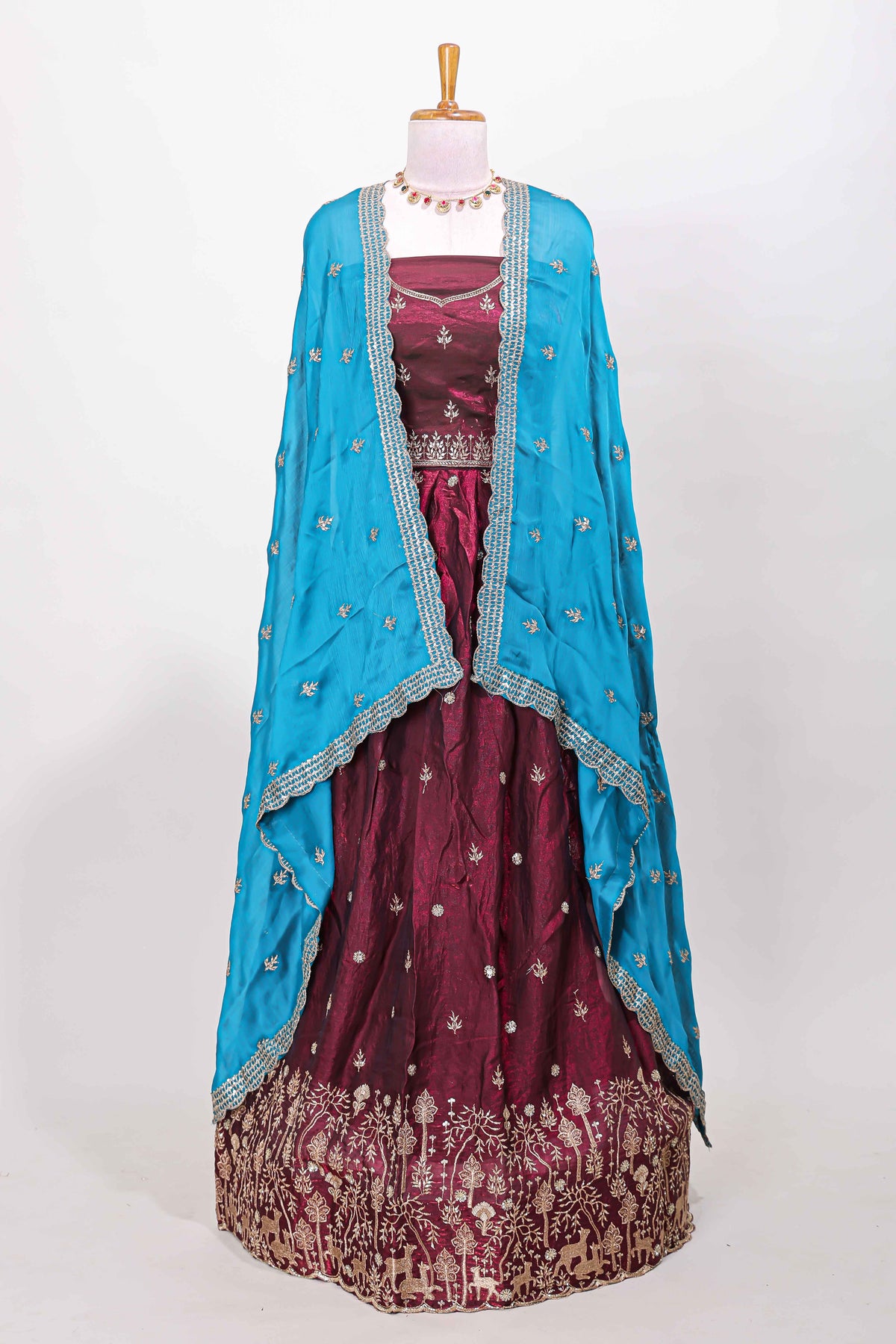 Elegant embroidered lehenga wear