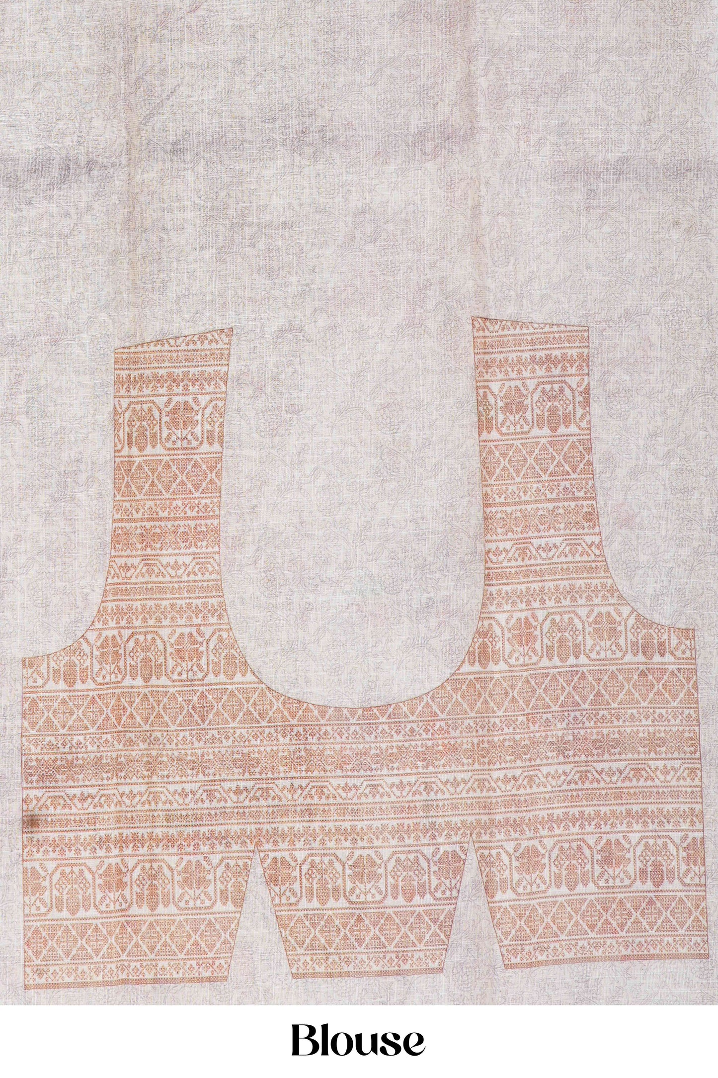 Elegant festive linen cotton saree with blouse