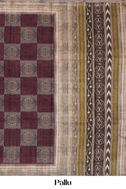 Elegant occasion checked drape