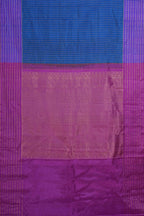 Elegant royal blue Kanchipuram silk saree