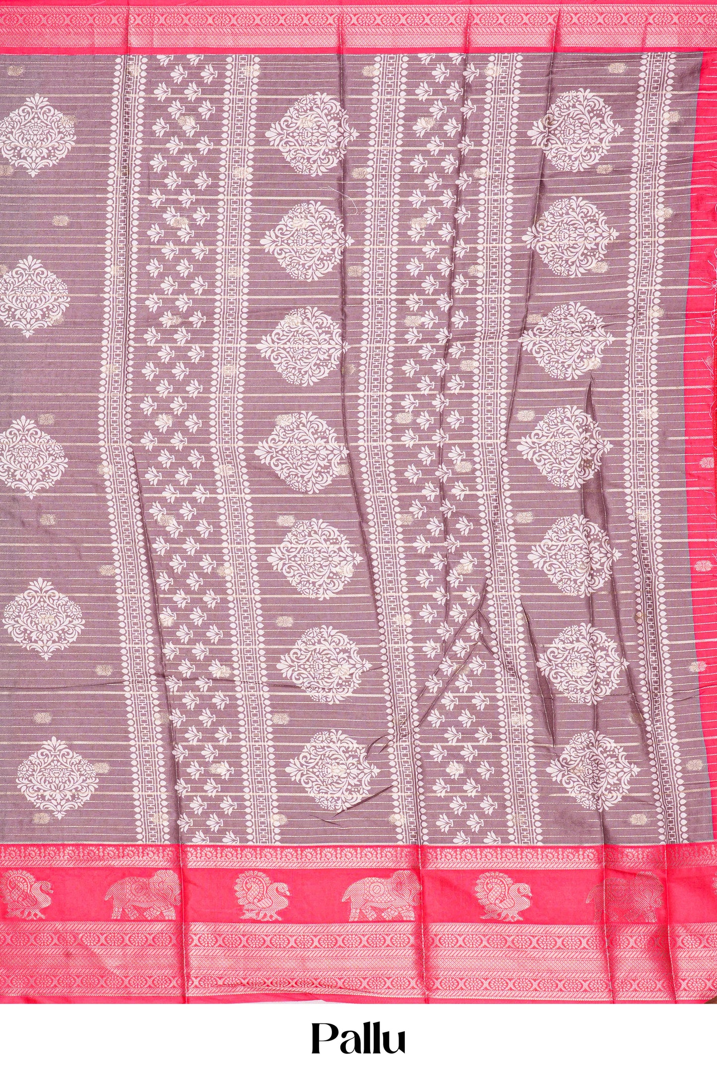 Elegant statement drape saree