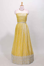 Elegant yellow lehenga wear