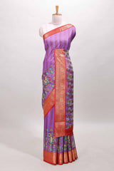 Elephant floral stripe design