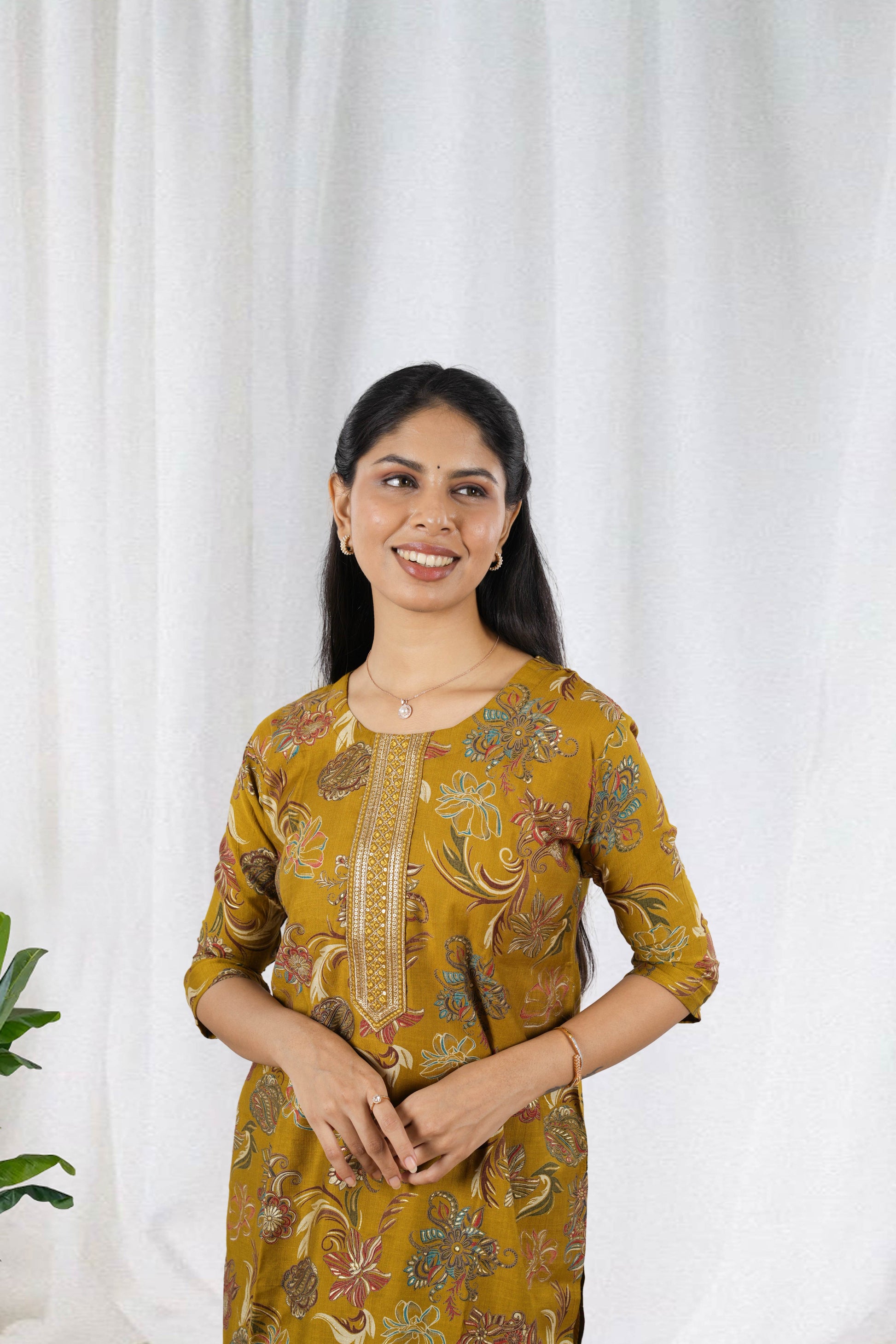 Ethnic printed traditional outfit